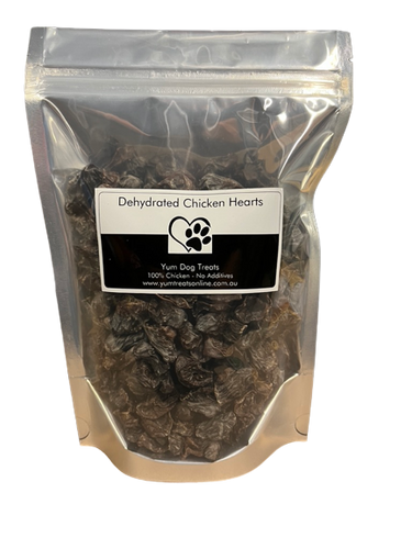 Premium Dehydrated Chicken Hearts from Yum Dog Treats available at MY HAPPY PET ONLINE only $79.95