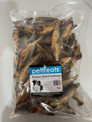 Australian Pet Treats Freeze Dried Salmon 1kg at www.myhappypet.com.au