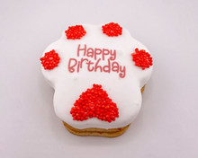 Load image into Gallery viewer, BIRTHDAY PAW PRINT CAKE
